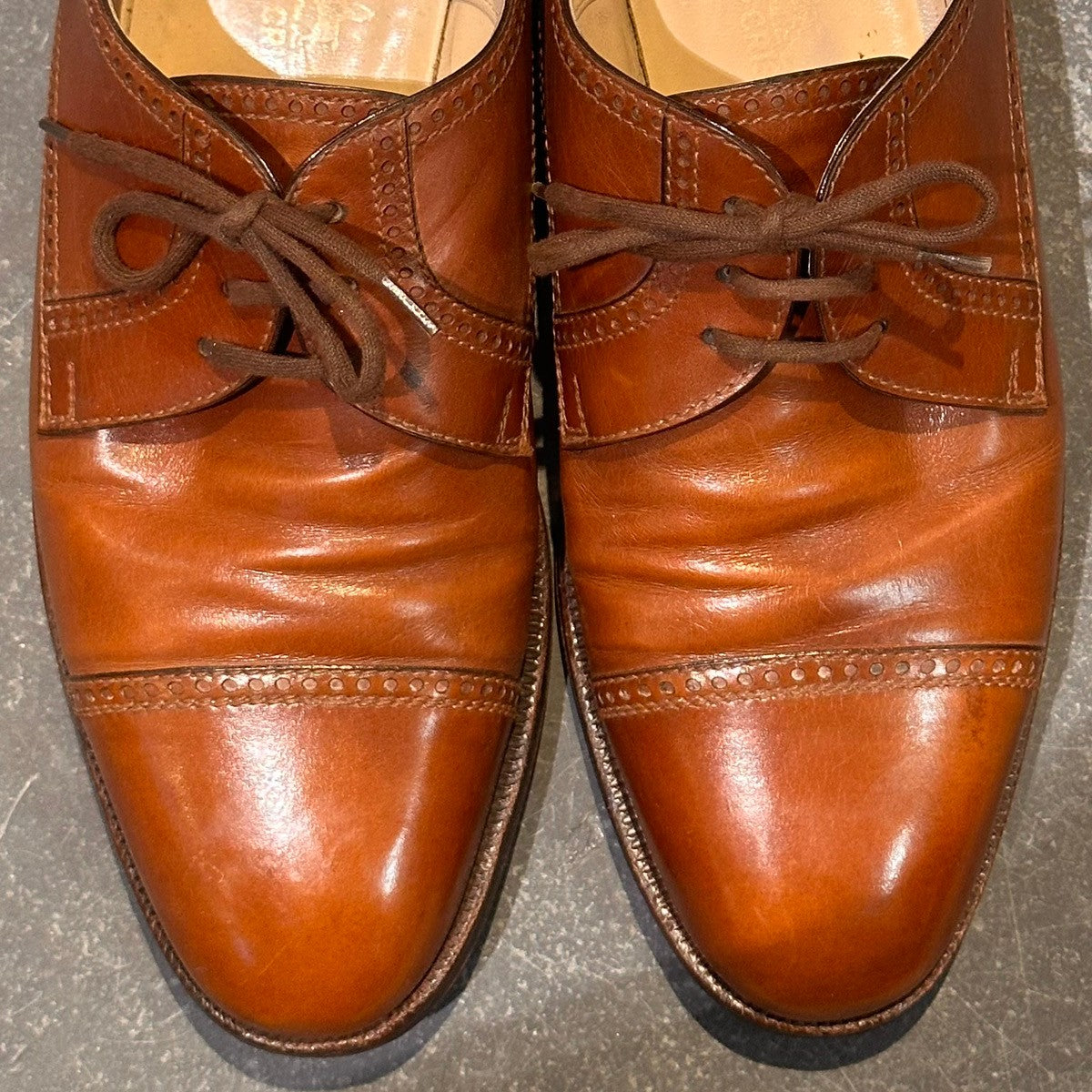 TANINO CRISCI】タニノクリスチー キャップトゥダービー カーフ