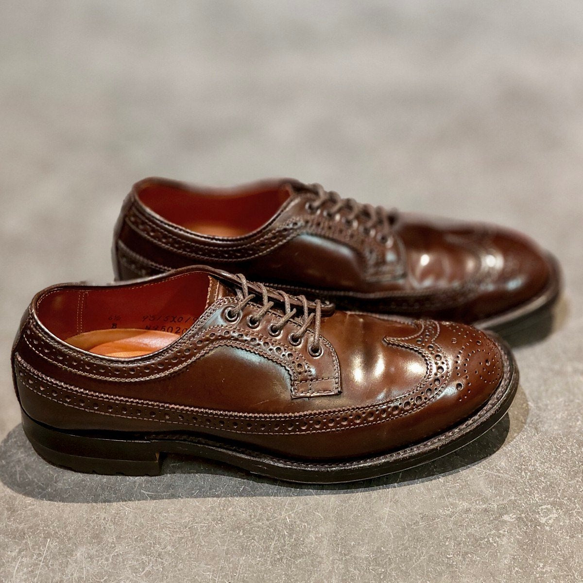 希少 美品 【ALDEN】オールデン×ラコタハウス N9502C LWB コードバン シガー サイズ US6.5D ミリタリーラスト