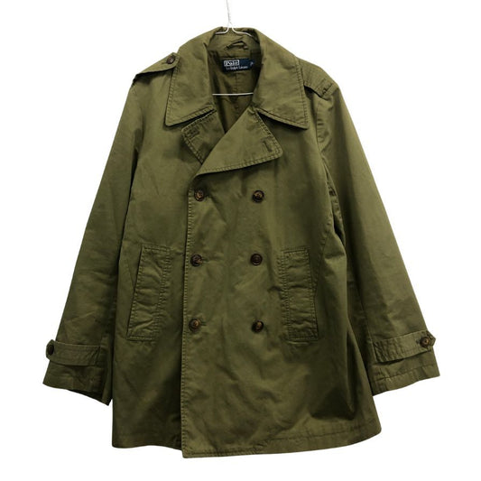 【Polo Ralph Lauren】ポロラルフローレン ハーフコート 90年代 オールド カーキ メンズ サイズL Polo Ralph Lauren