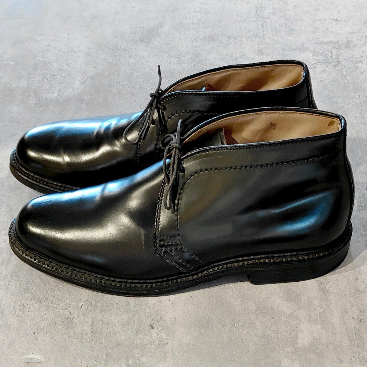使用数回【ALDEN】オールデン 1359 チャッカブーツ コードバン ブラック サイズUS7.5D バリーラスト参考定価￥242,000-