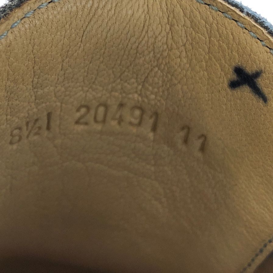 【Paraboot】パラブーツ レザーシューズ ダブルモンク スエード メンズ グレー サイズUK8.5