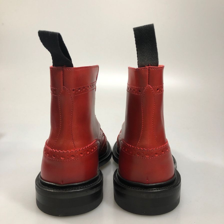 【オンライン限定】【Tricker’ｓ】トリッカーズ ストウ 5634 ウィングチップ メンズ サイズ 7ハーフ レッド