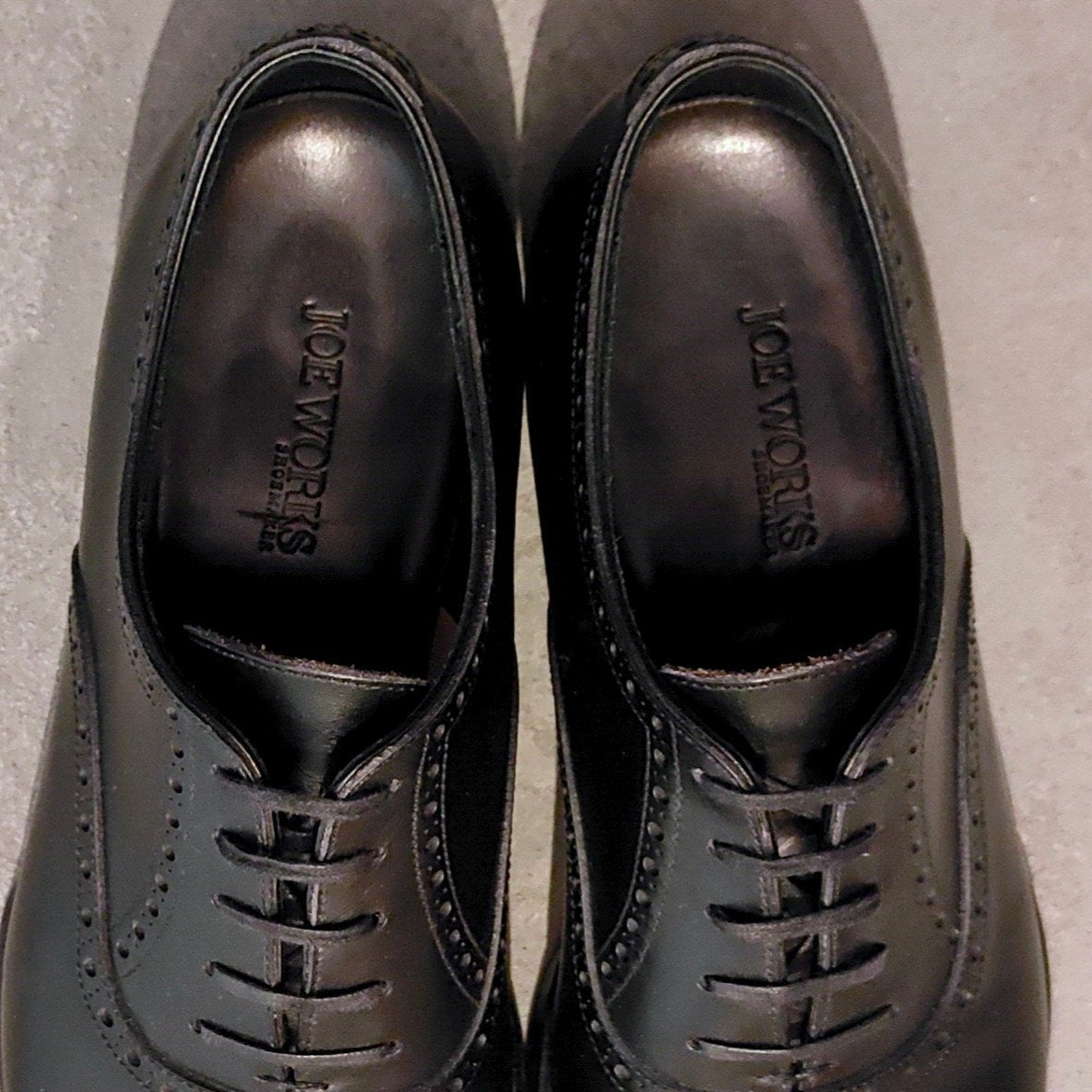 極美品【JOEWORKS】ジョーワークス セミブローグ パターンオーダー