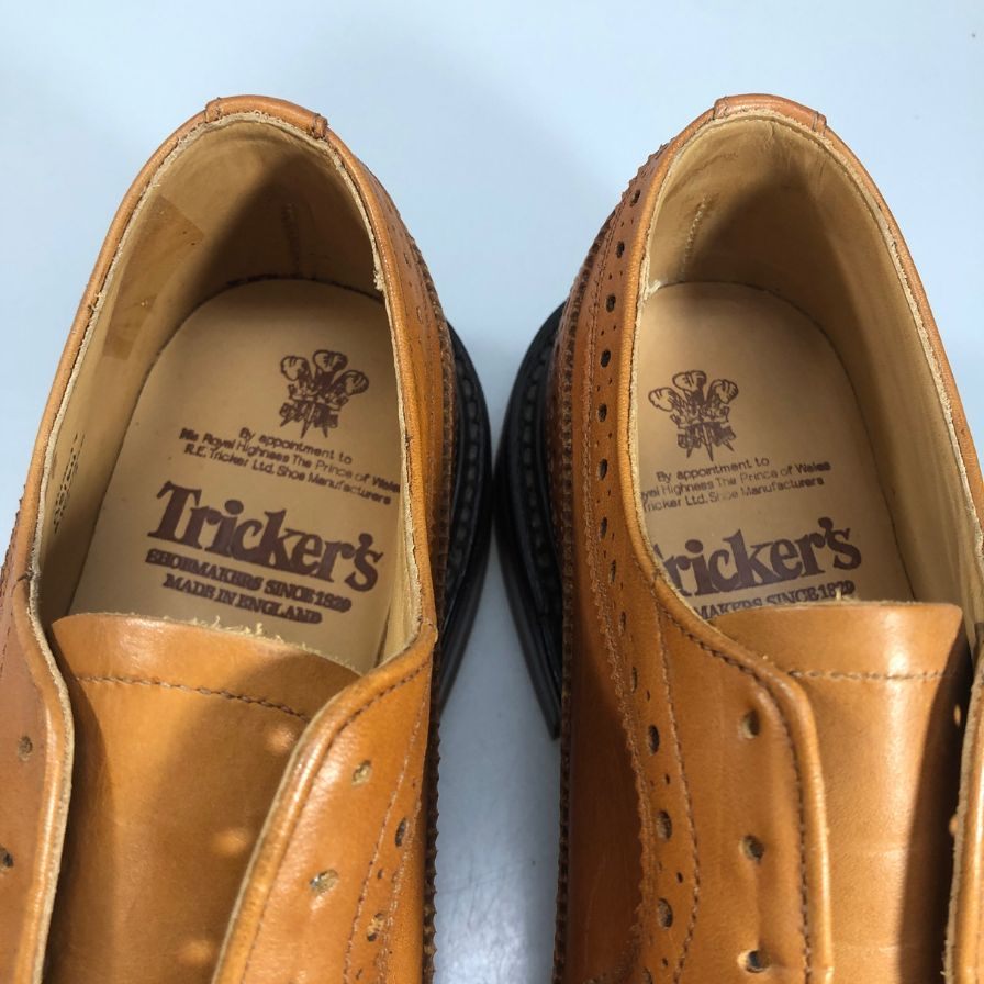 【オンライン限定】【Tricker`s】トリッカーズ レザーシューズ リチャード ウィングチップ ブラウン系 G5164 メンズ サイズ7.5 RICHARD