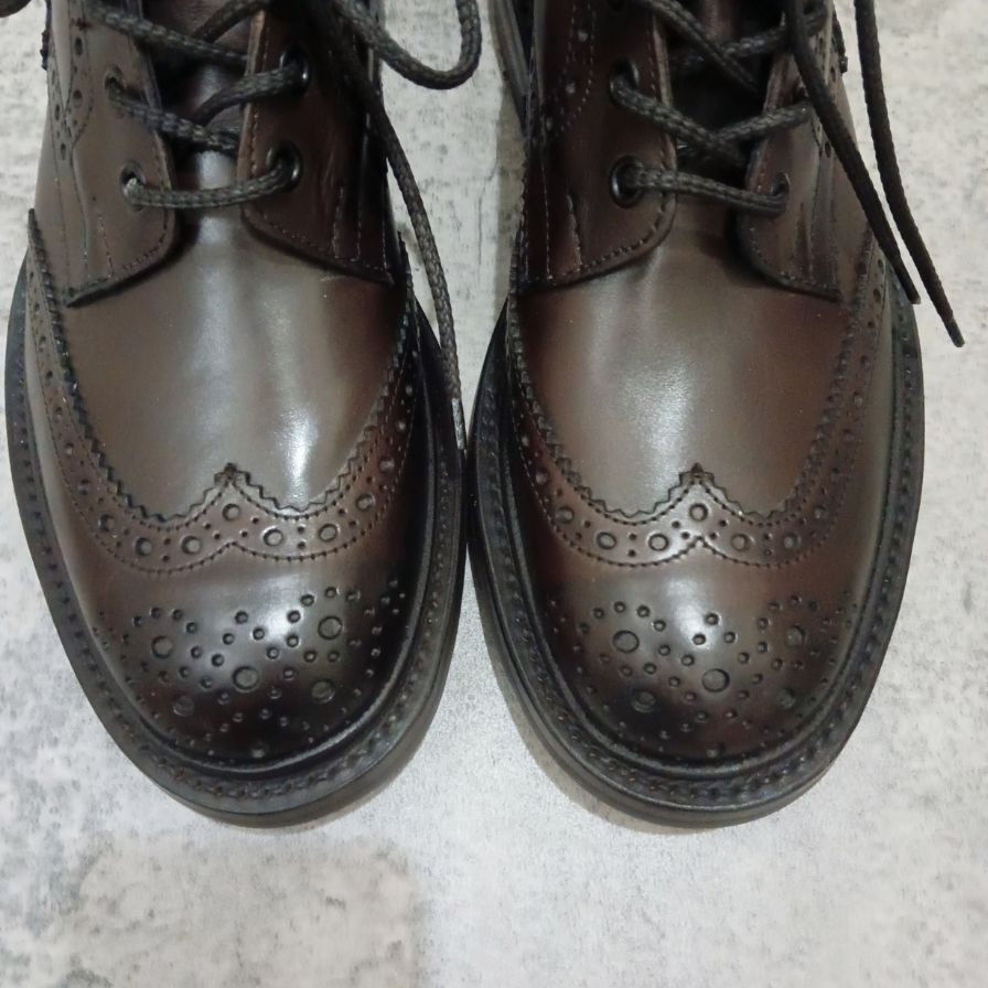 【Tricker's】トリッカーズ カントリーブーツ ストウ カーフ エスプレッソ メンズ サイズUK7