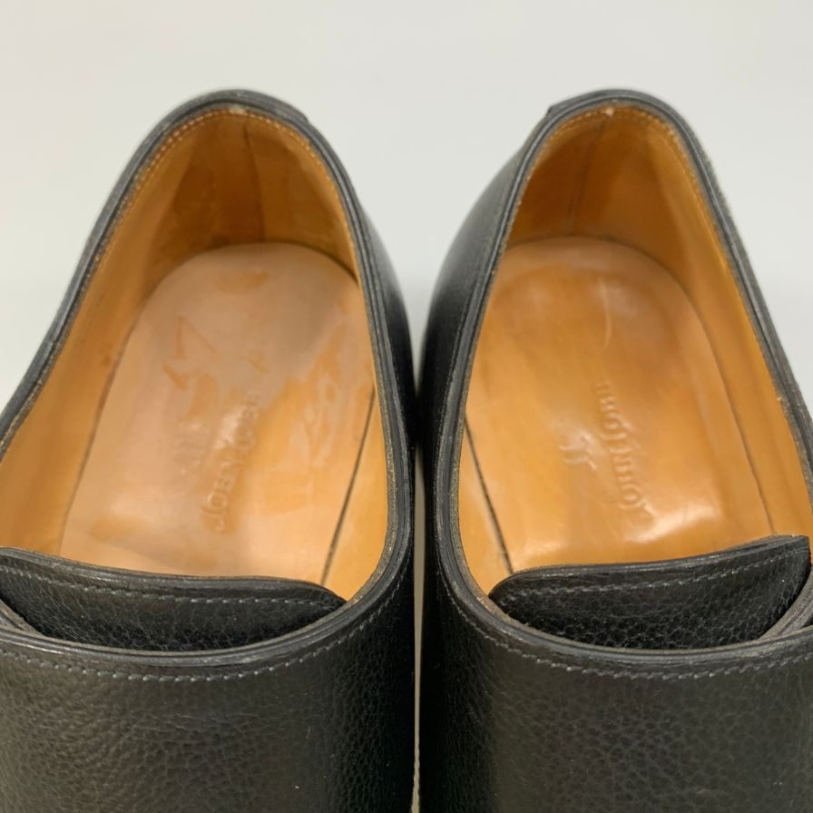 【JOHN LOBB】ジョンロブ レザーシューズ ダブルモンク ウィリアム グレインレザー ブラック サイズUK6.5 メンズ