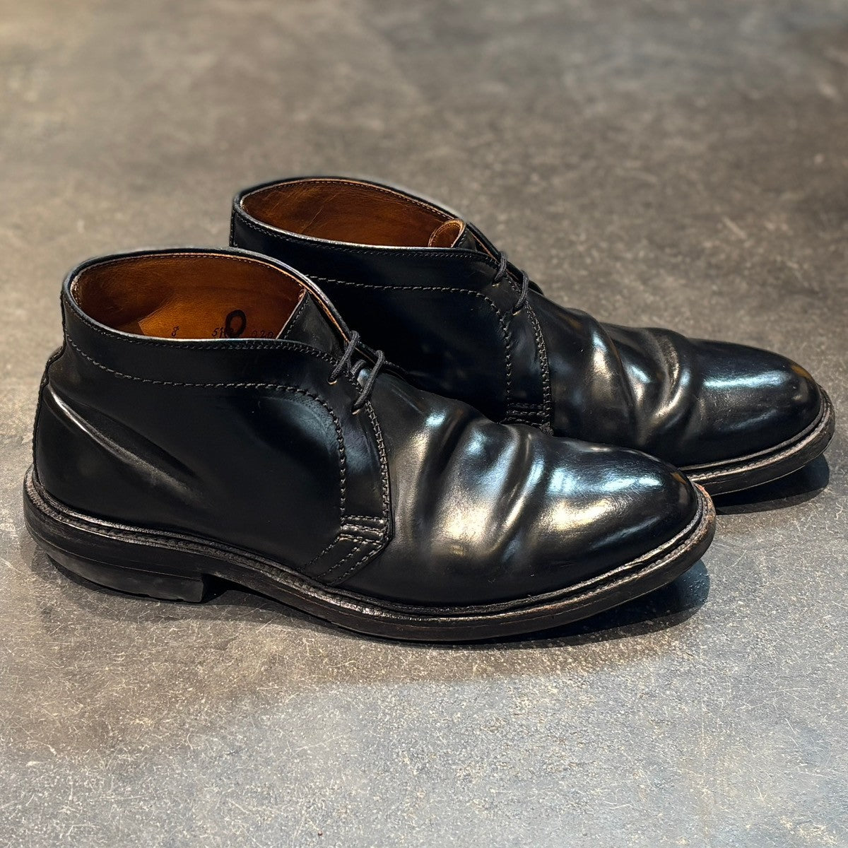【ALDEN】オールデン チャッカブーツ 1340 コードバン ブラック サイズUS8.5D バリーラスト 参考定価 ￥216,700-