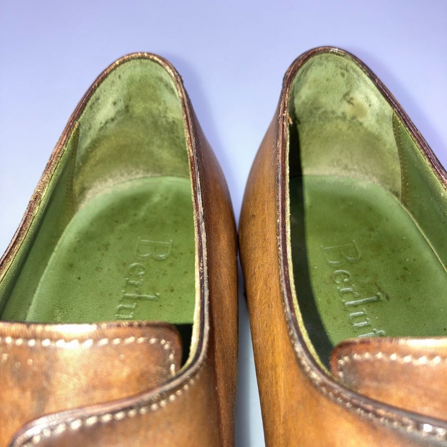 オンライン限定】【BERLUTI】ベルルッティ レザーシューズ スクエア