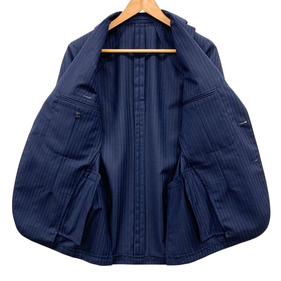 LARDINI】ラルディーニ スーツ ストライプ柄 ウール グレー系 メンズ