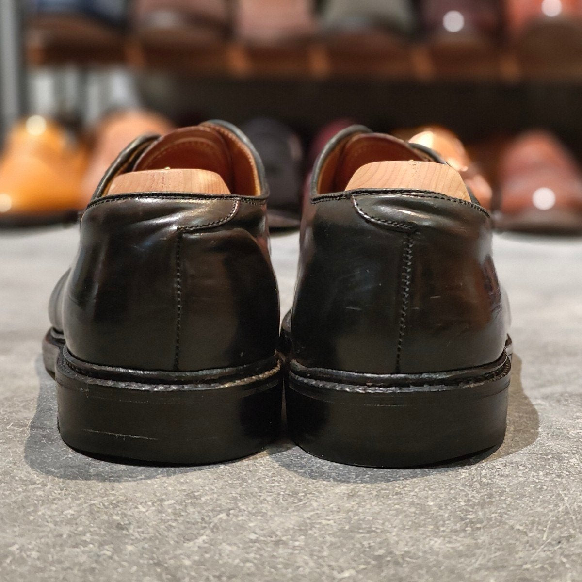 美品【ALDEN】オールデン 9901 プレーントゥ コードバン ブラック