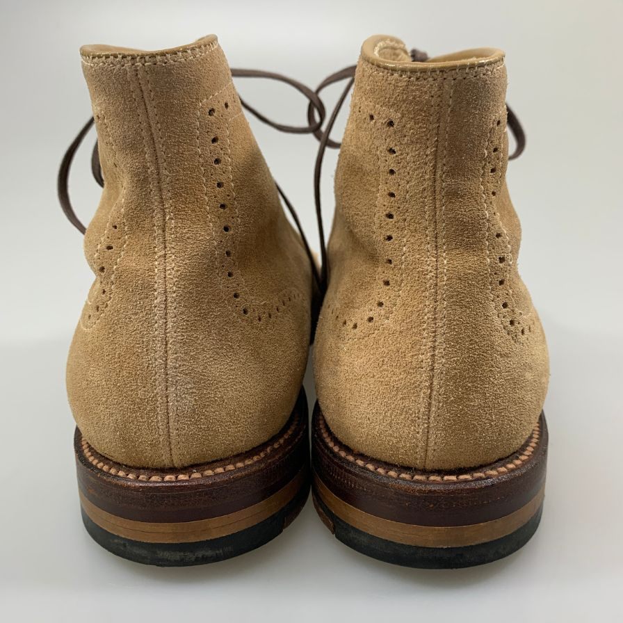 【Alden】オールデン 44731F  レザーソウル別注 スエード ウイングチップ ブーツ メンズ サイズUS8.5D