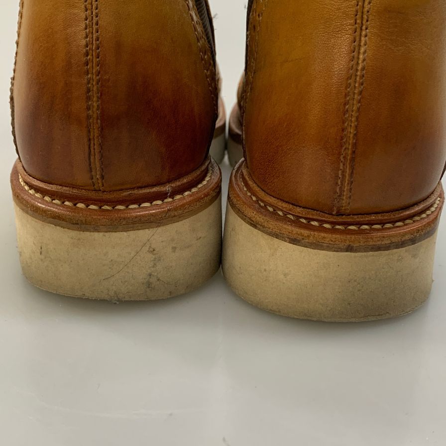 【GRENSON】グレンソン チェルシーブーツ サイドゴア ベージュ系 メンズ サイズ5