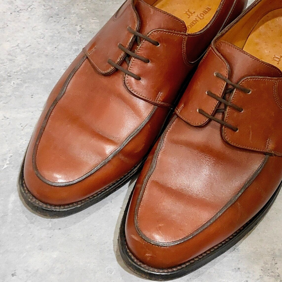 【JOHN LOBB】ジョンロブ ドンカスター Uチップ カーフ ブラウン サイズUK8.5EE 6000ラスト