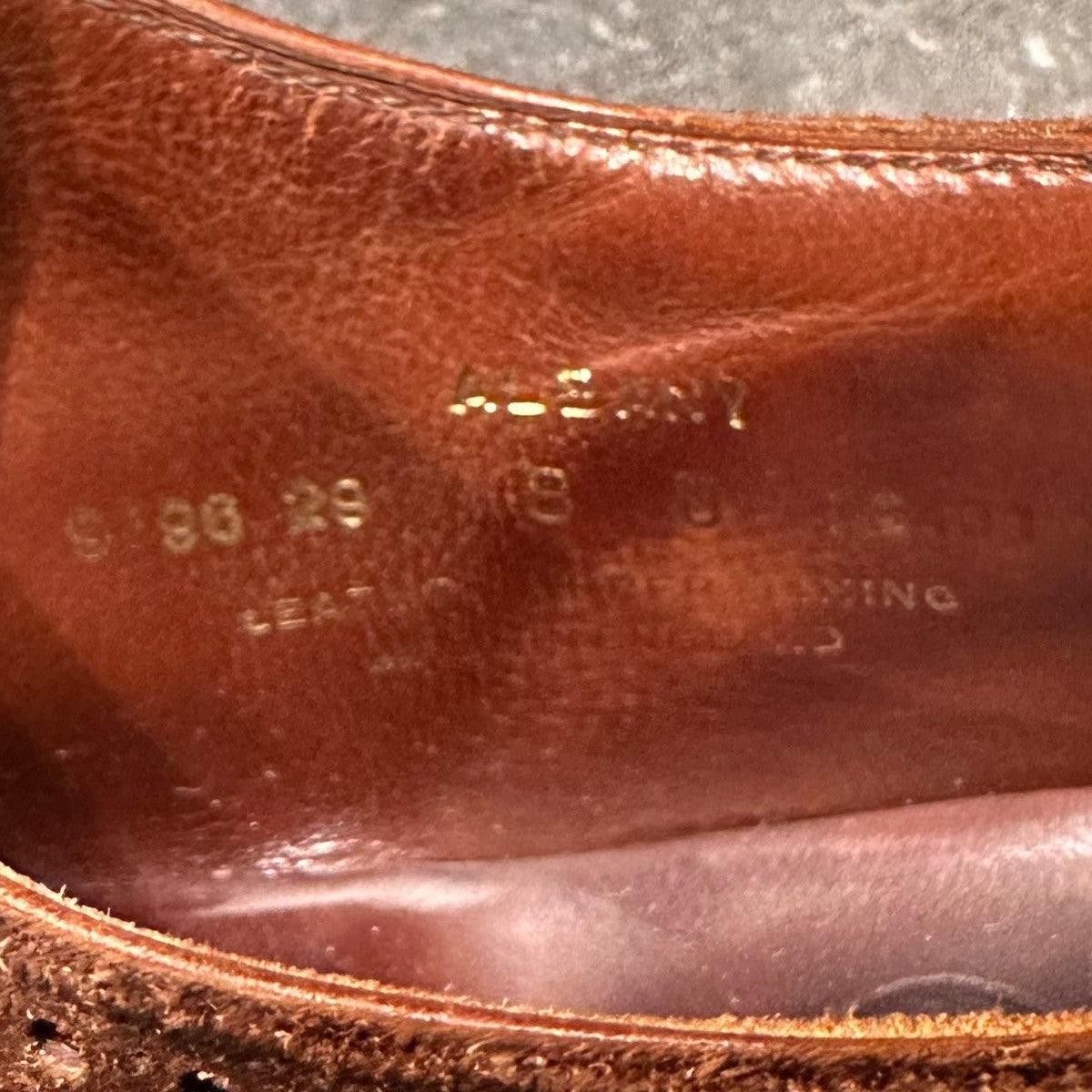 【Crockett&Jones】クロケット&ジョーンズ アルバニー アデレード スエード ブラウン サイズUK8D 395ラスト