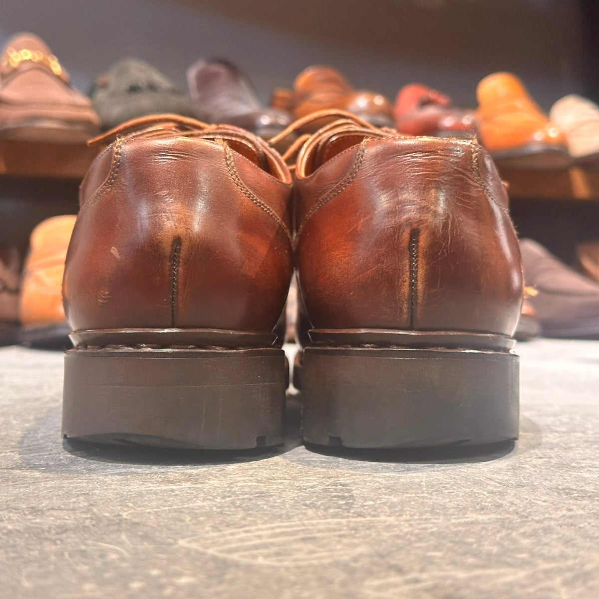 希少【PARABOOT】パラブーツ シャンボード Uチップ デカタグ カーフ