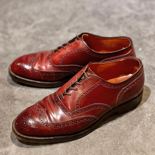 【ALDEN】オールデン 974 ショートウィングチップ コードバン ダークバーガンディ サイズ US9D トラモントラスト