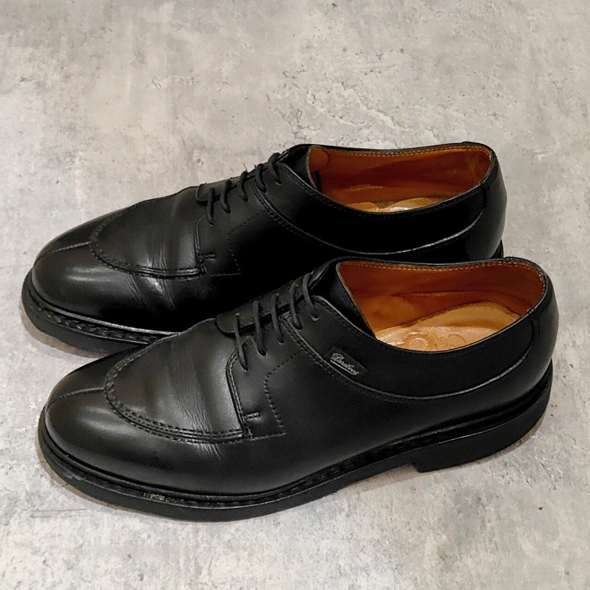 【パラブーツ】Paraboot アヴィニョン Uチップ カーフ ブラック サイズUK6.5