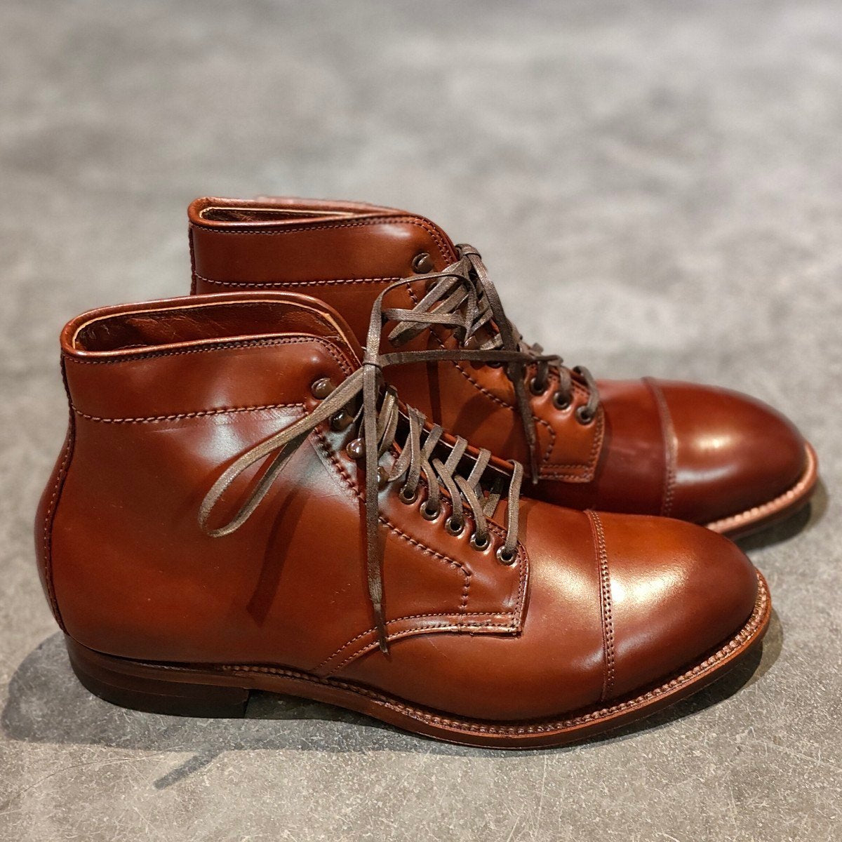 希少 新品未使用【ALDEN】オールデン 41834H キャップトゥブーツ コードバン ラベロ US7.5D モディファイドラスト