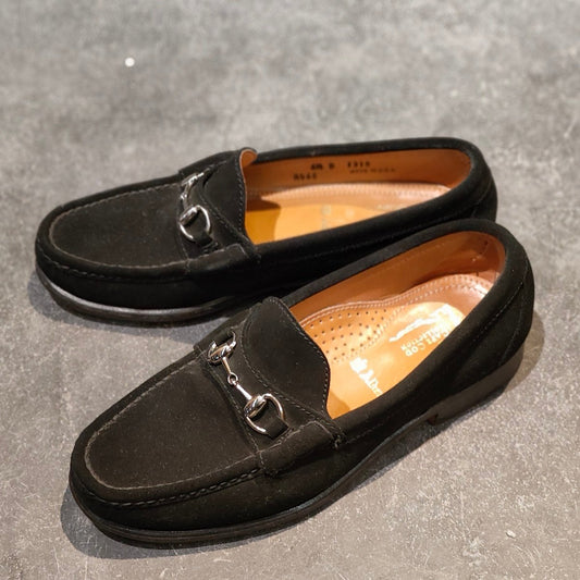 希少【ALDEN】オールデン 1315 ビットローファー cape cod collection スエード ブラック サイズUS6.5D