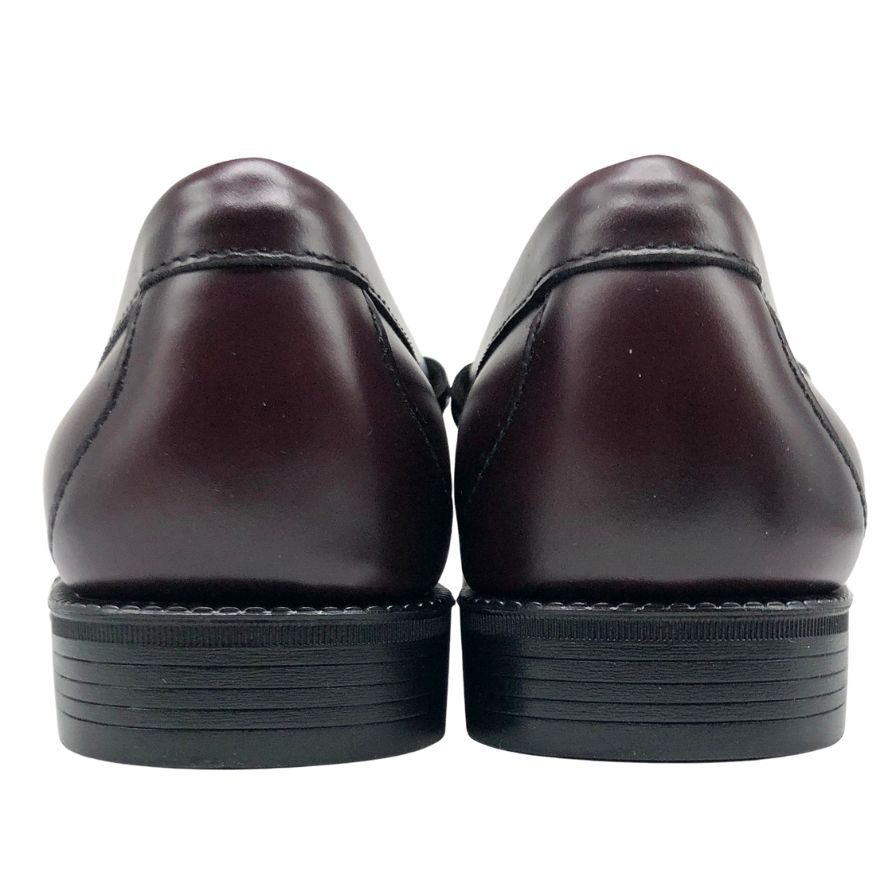 新品未使用 【G.H.Bass&Co. 】 ジーエイチバス 11711D ラーソン ローファー ハイシャインレザー ワイン サイズ US7 定価￥31,900-