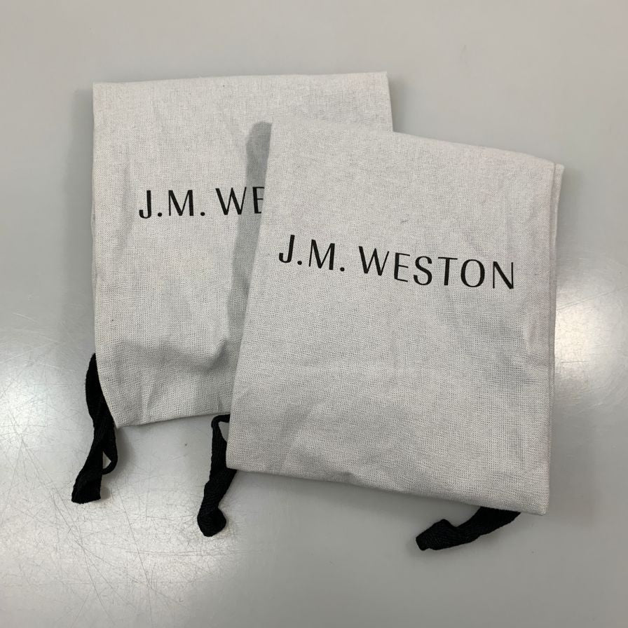 【J.M.WESTON】ジェイエムウエストン コインローファー カーフ レザー ルモック 281 45ラスト サイズ6D オレンジ