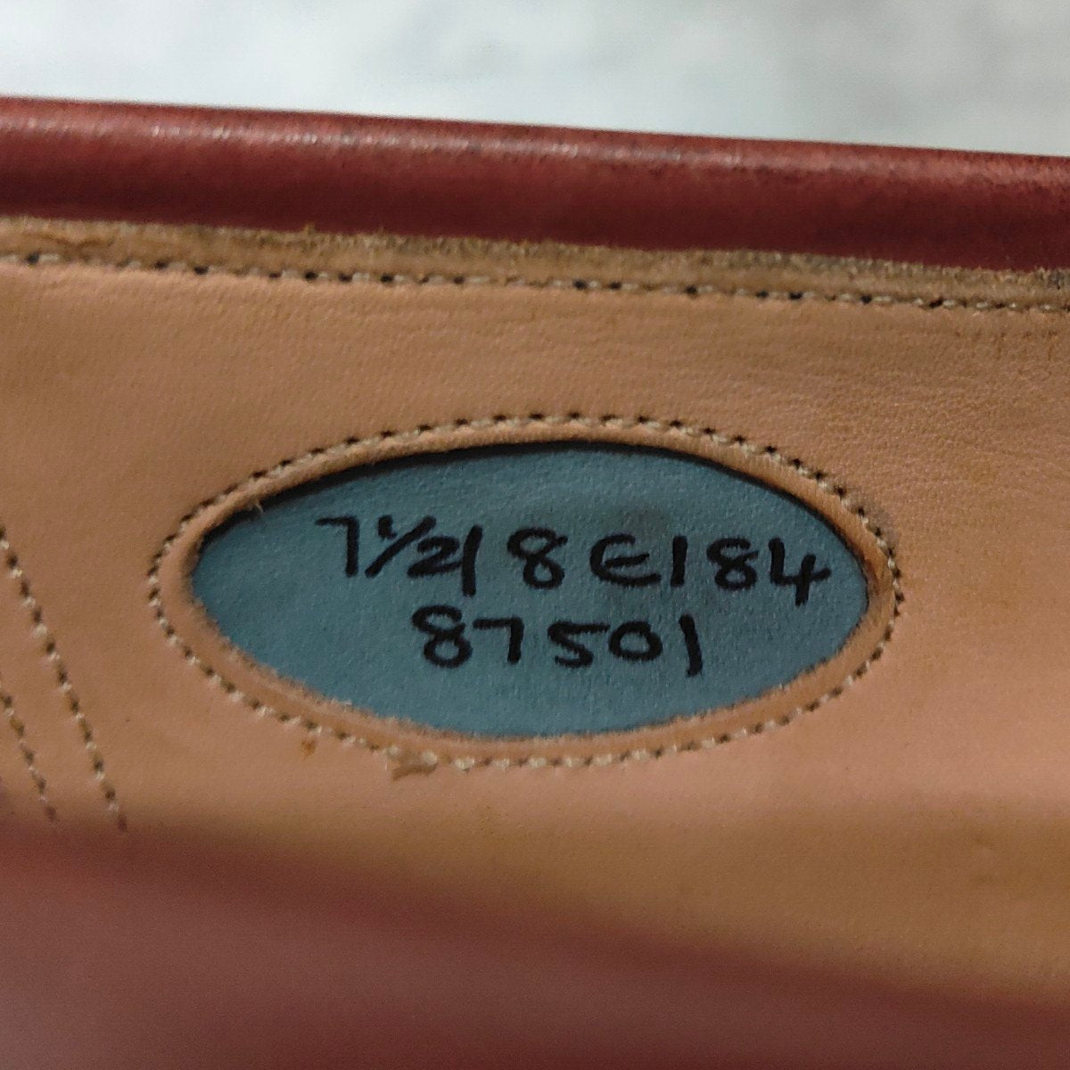 【EDWARD GREEN】エドワードグリーン ピカデリー ローファー カーフ ダークオーク サイズ UK7.5E 184ラスト 参考定価￥269,500-