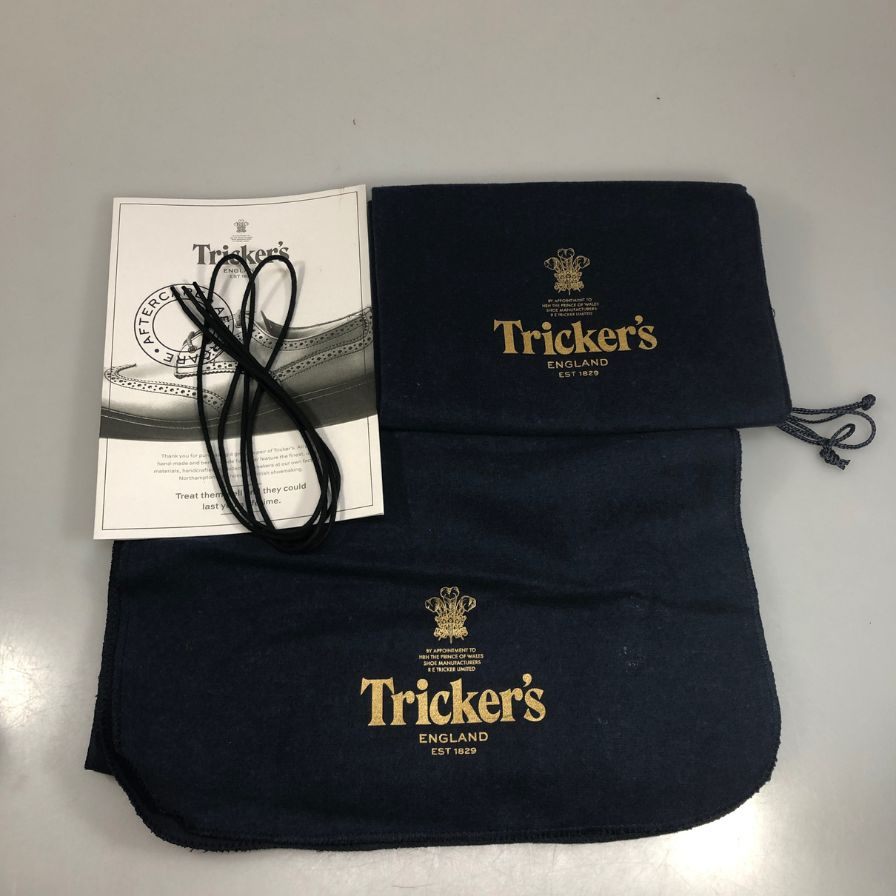 【オンライン限定】【Tricker's】トリッカーズ 8042 ビジネスシューズ カーフ ブラック（黒） サイズ 7.5
