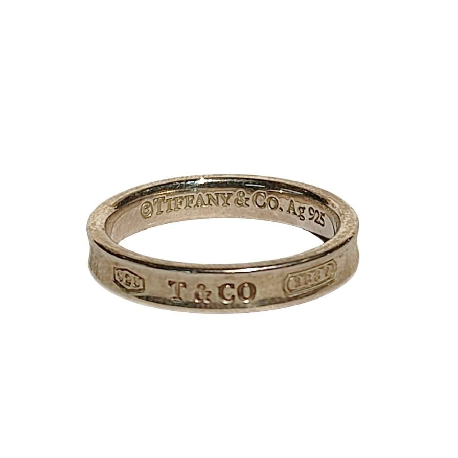 ティファニー1837 指輪 ナローリング SV925 シルバー Tiffany＆Co.【LA  
