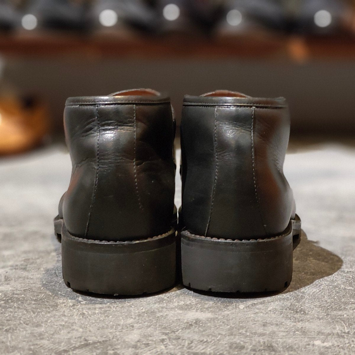 極美品【GUCCI】グッチ  0067 ショートブーツ ホースビットローファー カーフ ブラック サイズ41