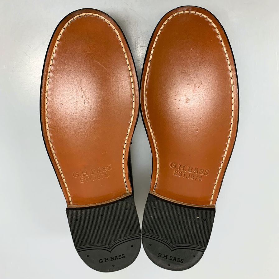 【G.H.Bass&Co.】ジーエイチバス  ローファー シボレザー ブラック（黒） サイズ 7 ラスト
