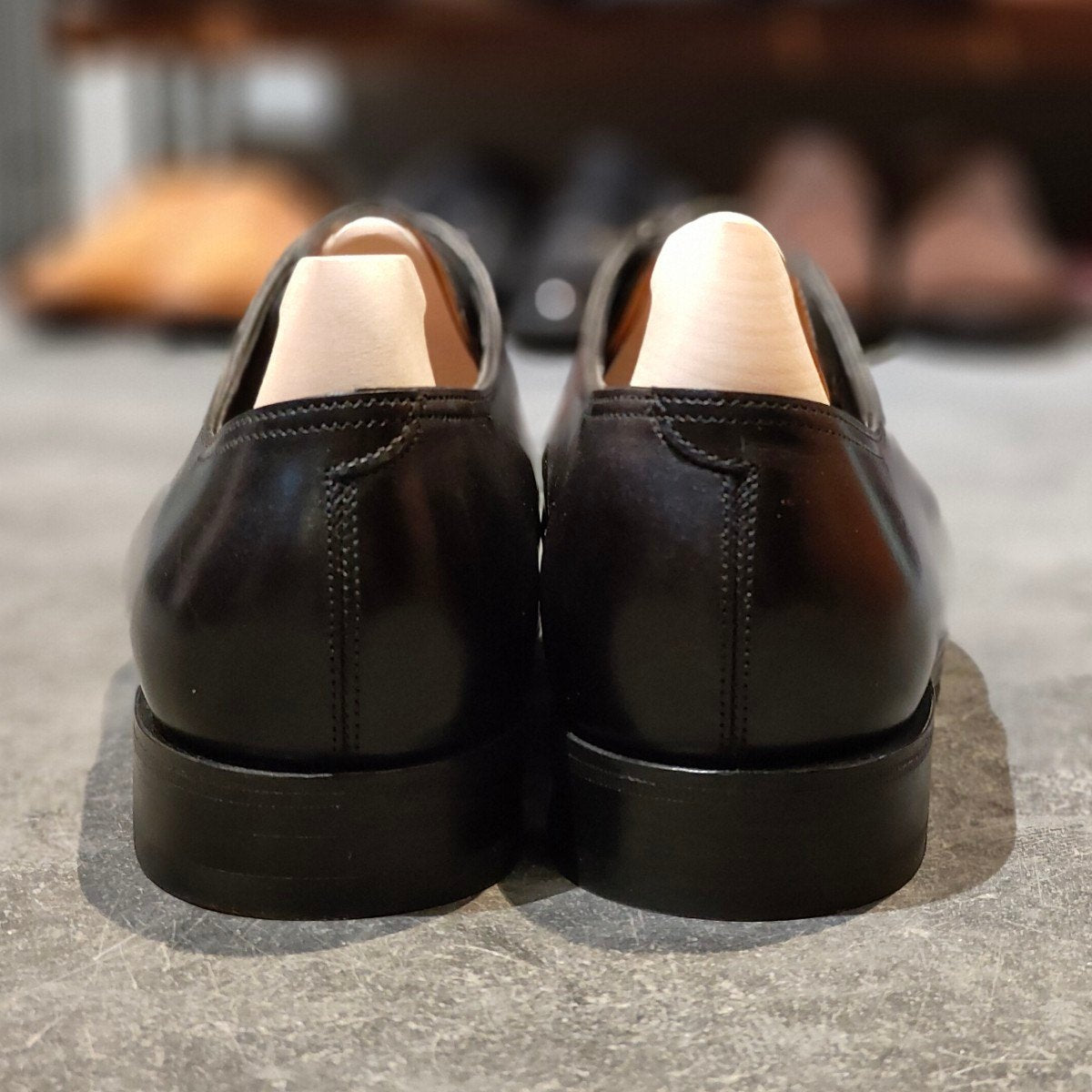 新品未使用【JOHN LOBB】ジョンロブ クリーブ プレーントゥダービー ミュージアムカーフ ブラック サイズUK6E 7000ラスト
