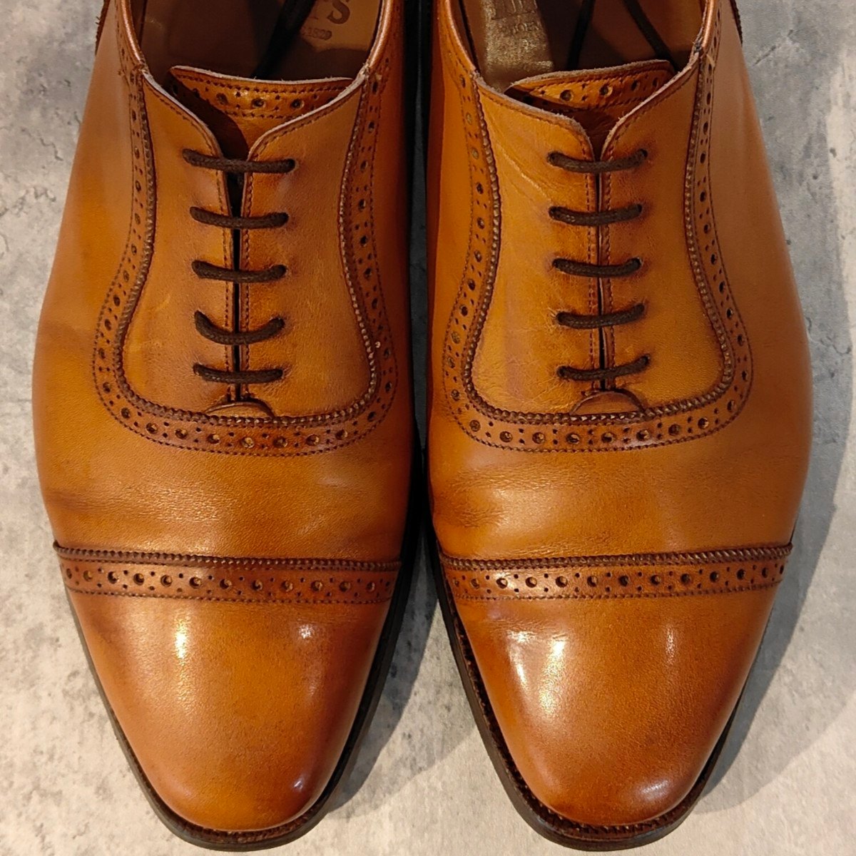 極美品【Tricker’s】トリッカーズ ベルグレイブ アデレード カーフ ブラウン サイズUK8