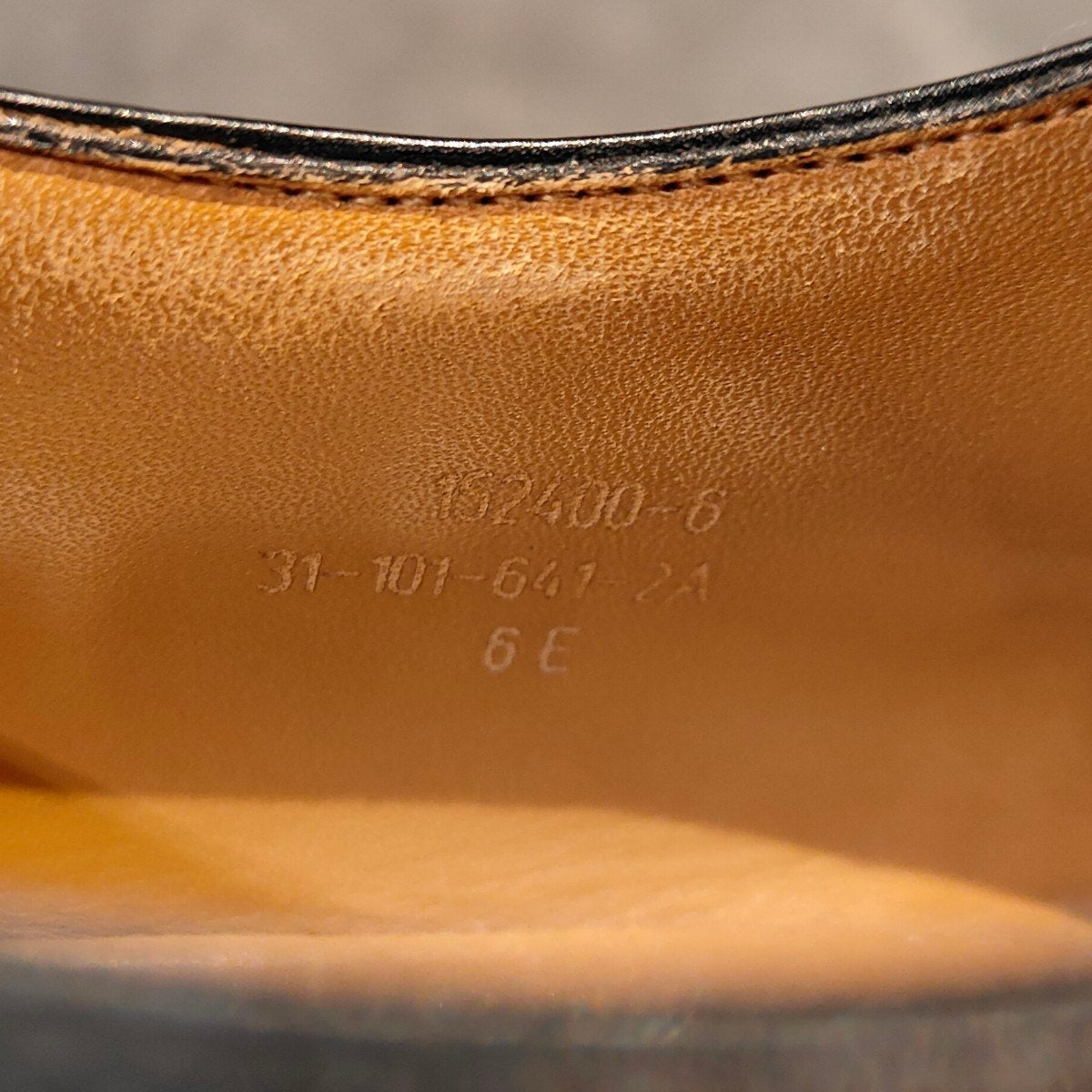 美品 【J.M.WESTON】ジェイエムウエストン 641 ゴルフ Uチップ ボックスカーフ ブラック サイズ UK6E 31ラスト 参考定価￥187,000-