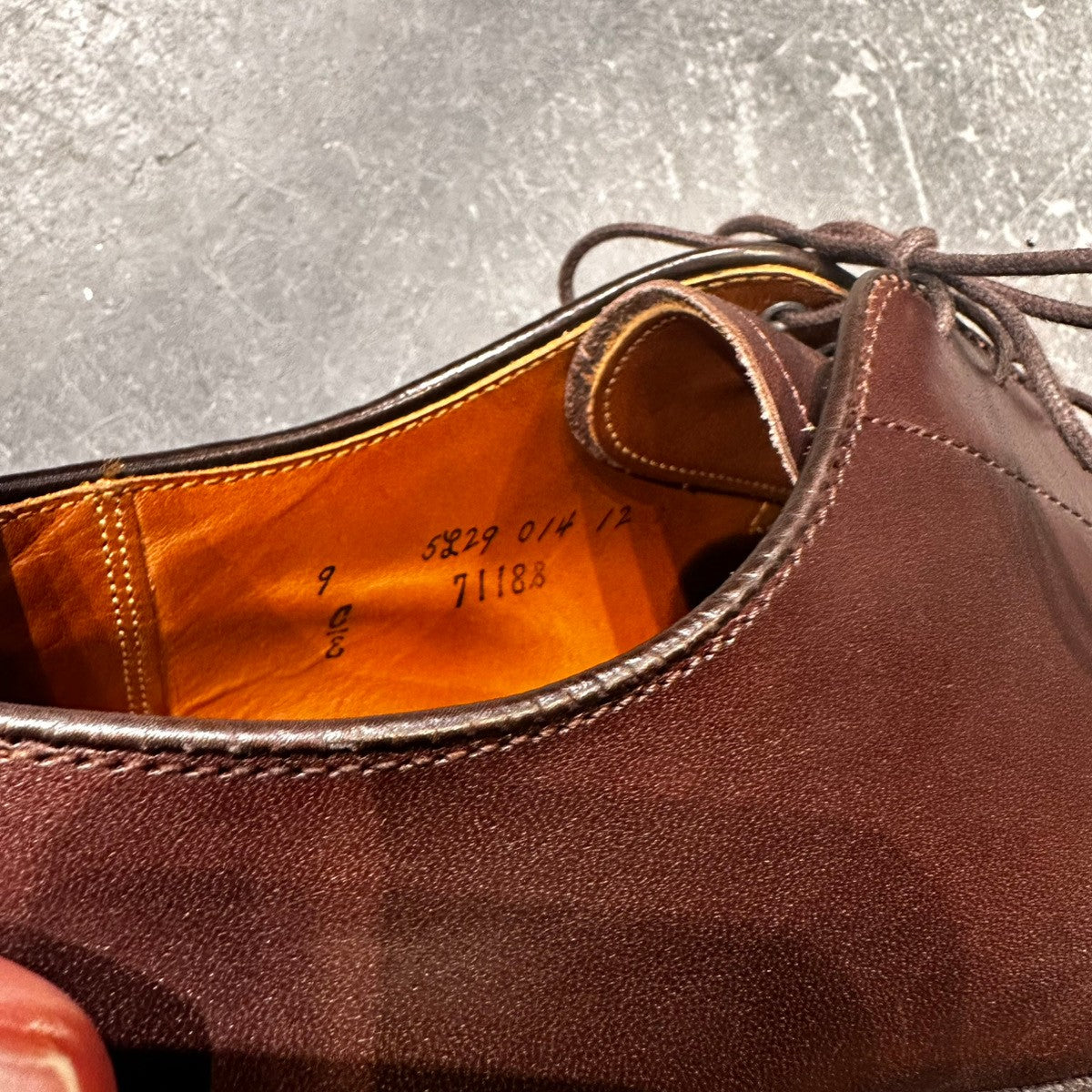 美品【ALDEN】オールデン 71183 Uチップ カーフ ブラウン サイズ US9E レイドンラスト