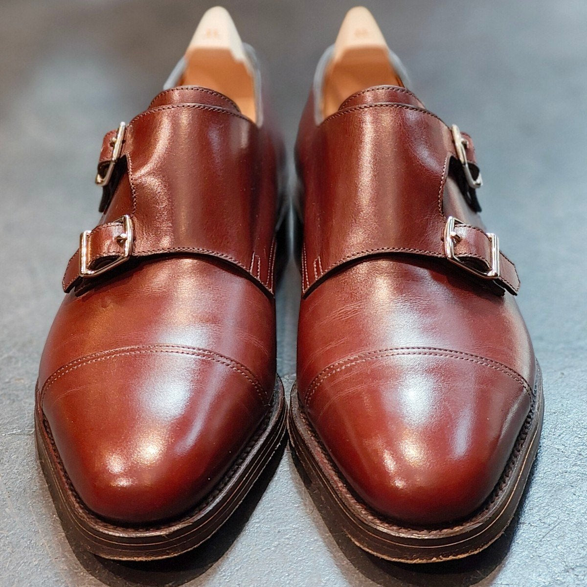 使用数回 【JOHNLOBB】ジョンロブ ウィリアム ダブルモンク カーフ ブラウン サイズ UK5.5E 9795ラスト 定価￥237,6 –  LASTLAB