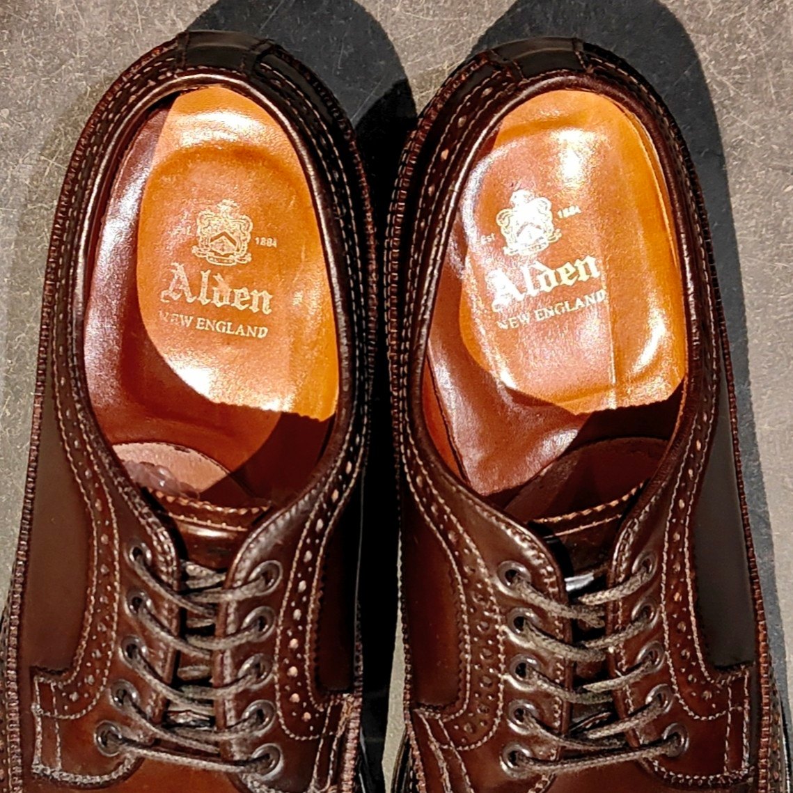 希少 美品 【ALDEN】オールデン×ラコタハウス N9502C LWB コードバン シガー サイズ US6.5D ミリタリーラスト