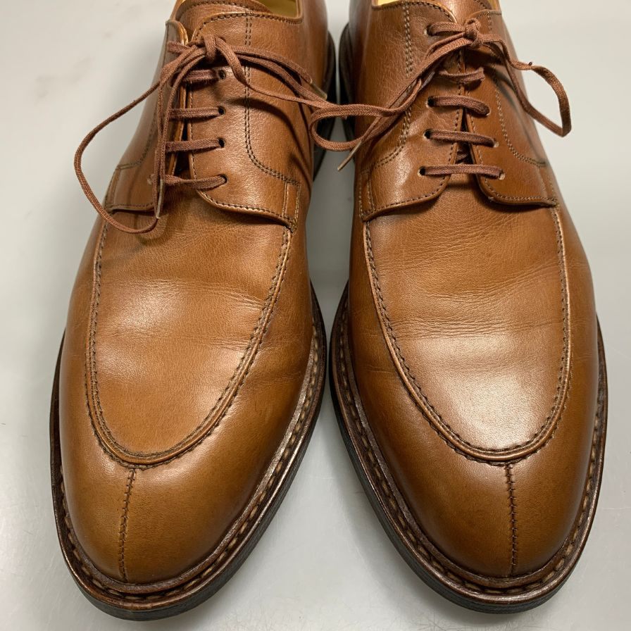 PARABOOT】パラブーツ レザーシューズ Uチップ ルソー マロン メンズ