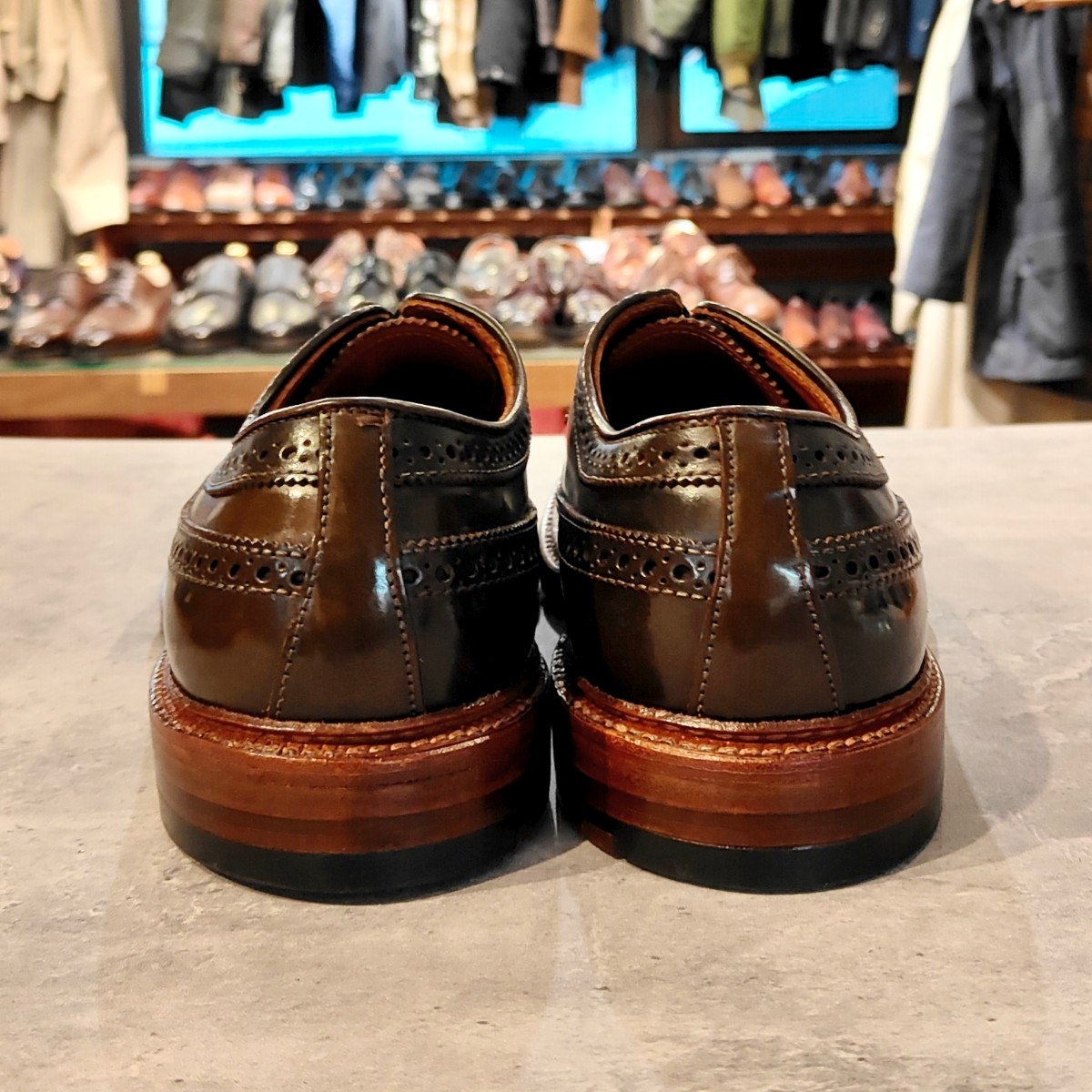希少 未使用 【ALDEN】オールデン 97894 LWB コードバン シガー サイズ US10.5D バリーラスト