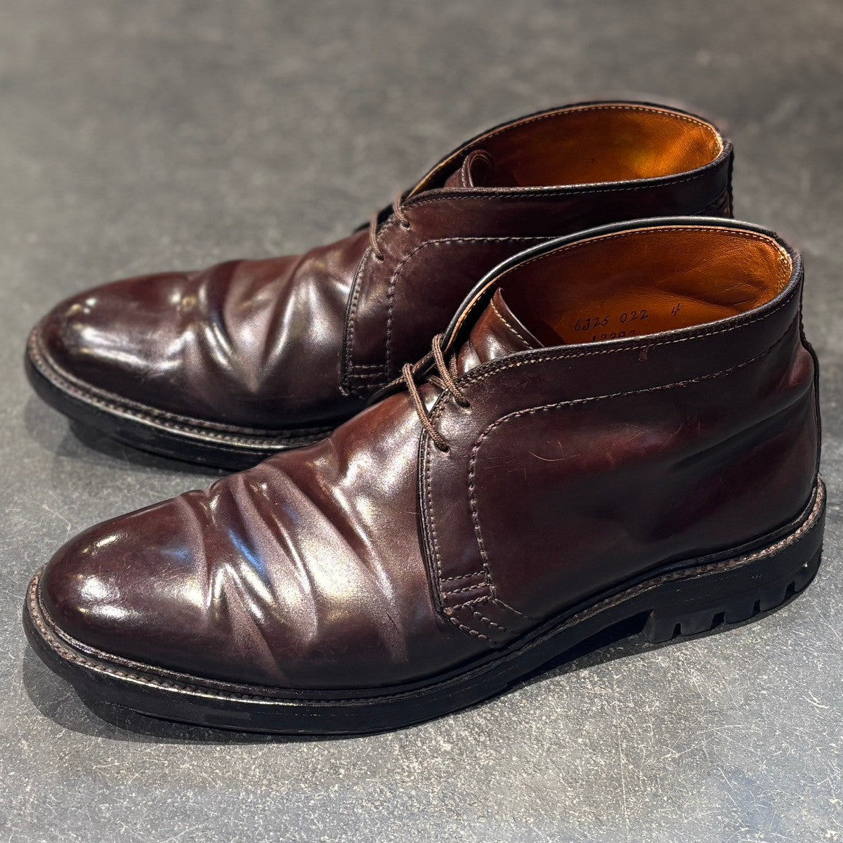 【ALDEN】オールデン チャッカブーツ 1339 コードバン ダークバーガンディ サイズUS8D バリーラスト 参考定価￥216,700-