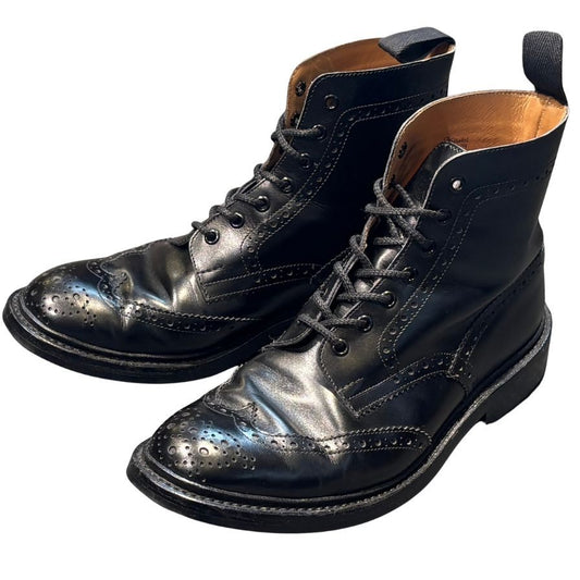 【Tricker’s】トリッカーズ S63419 ブーツ  ブラック（黒） サイズ UK9.5 ラスト
