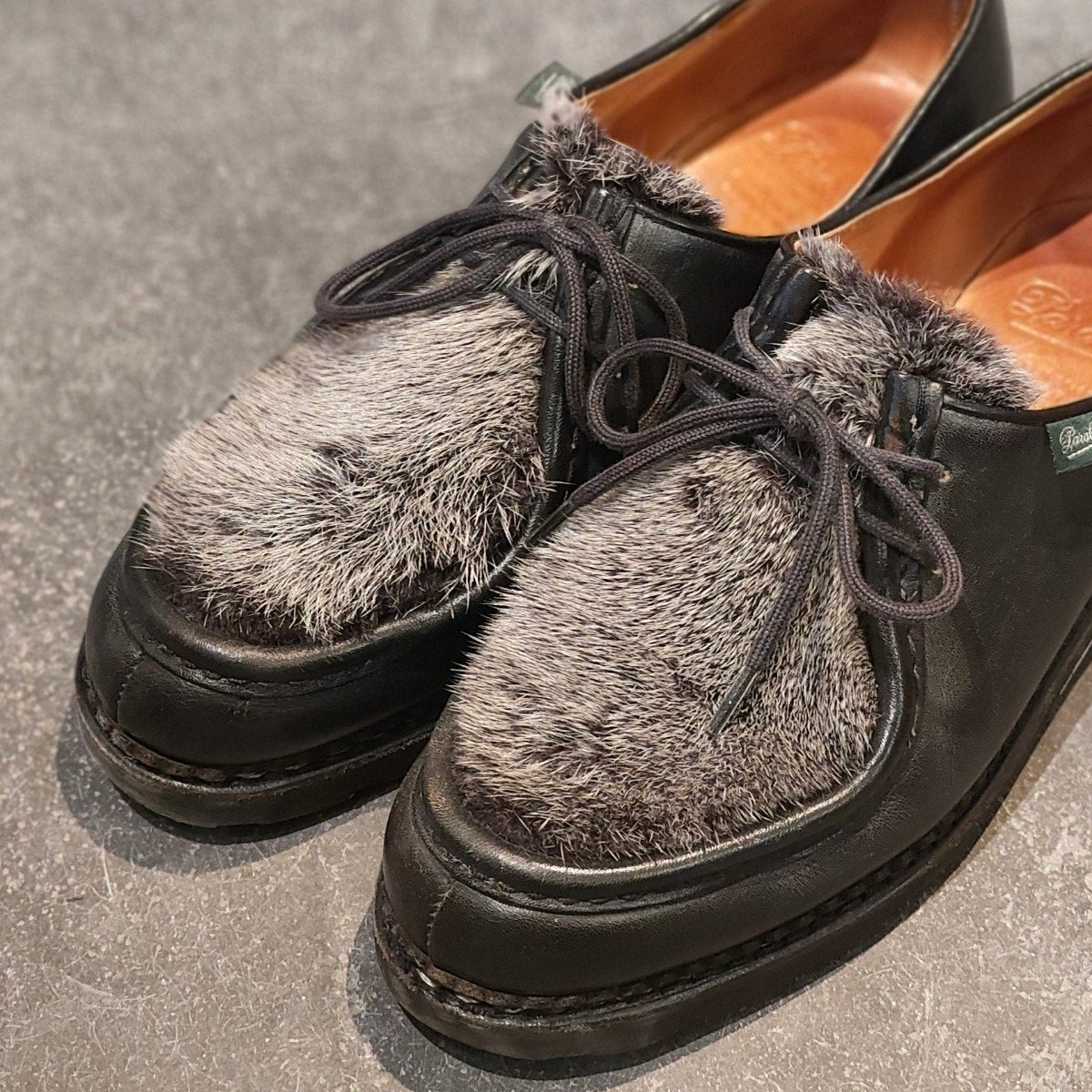 希少 極美品【PARABOOT】パラブーツ ミカエル ヴィゾン（ミンク