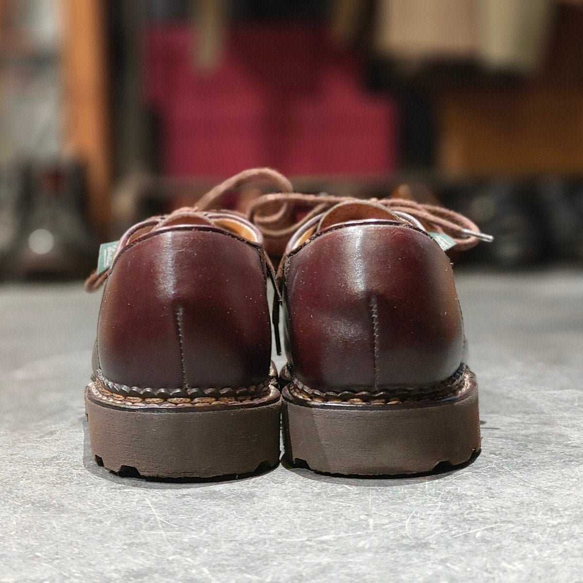 使用数回 【Paraboot】パラブーツ ミカエル チロリアン リスレザー カフェ サイズ39 定価￥94,600-