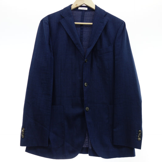 【BOGLOILI】ボリオリ 段返り3Bウールジャケット N2902E K.JACKET SSモデル ネイビー サイズ 50