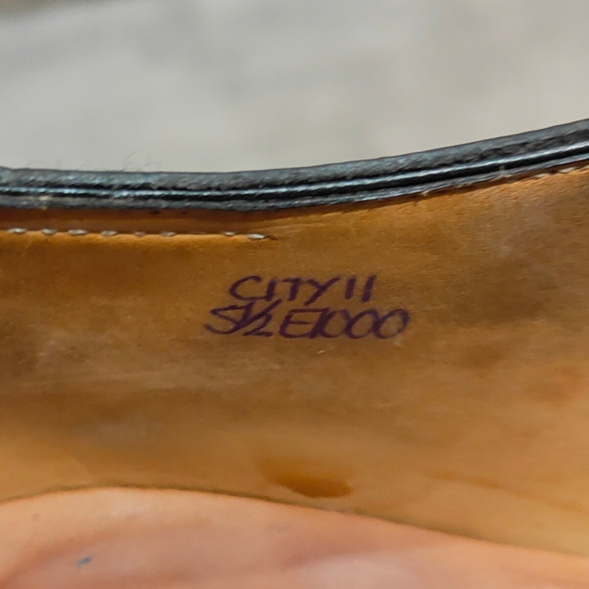 【JOHN LOBB】ジョンロブ シティ2 ストレートチップ カーフ ブラック サイズUK5.5E 7000ラスト