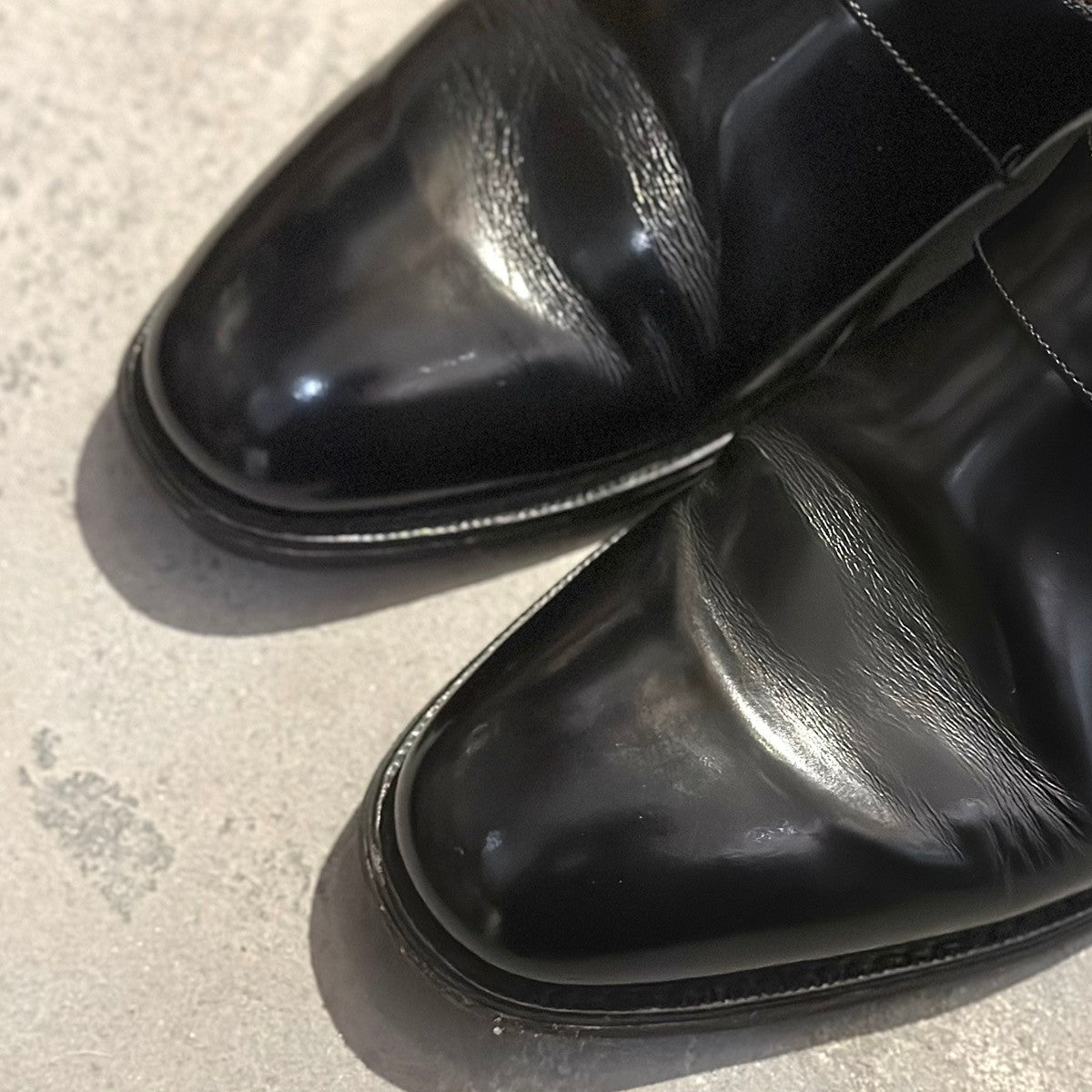 希少【Church's】チャーチ ドナウ DANUBE  シングルモンク 復刻3都市 ポリッシュドバインダーカーフ ブラック サイズ70F 73ラスト