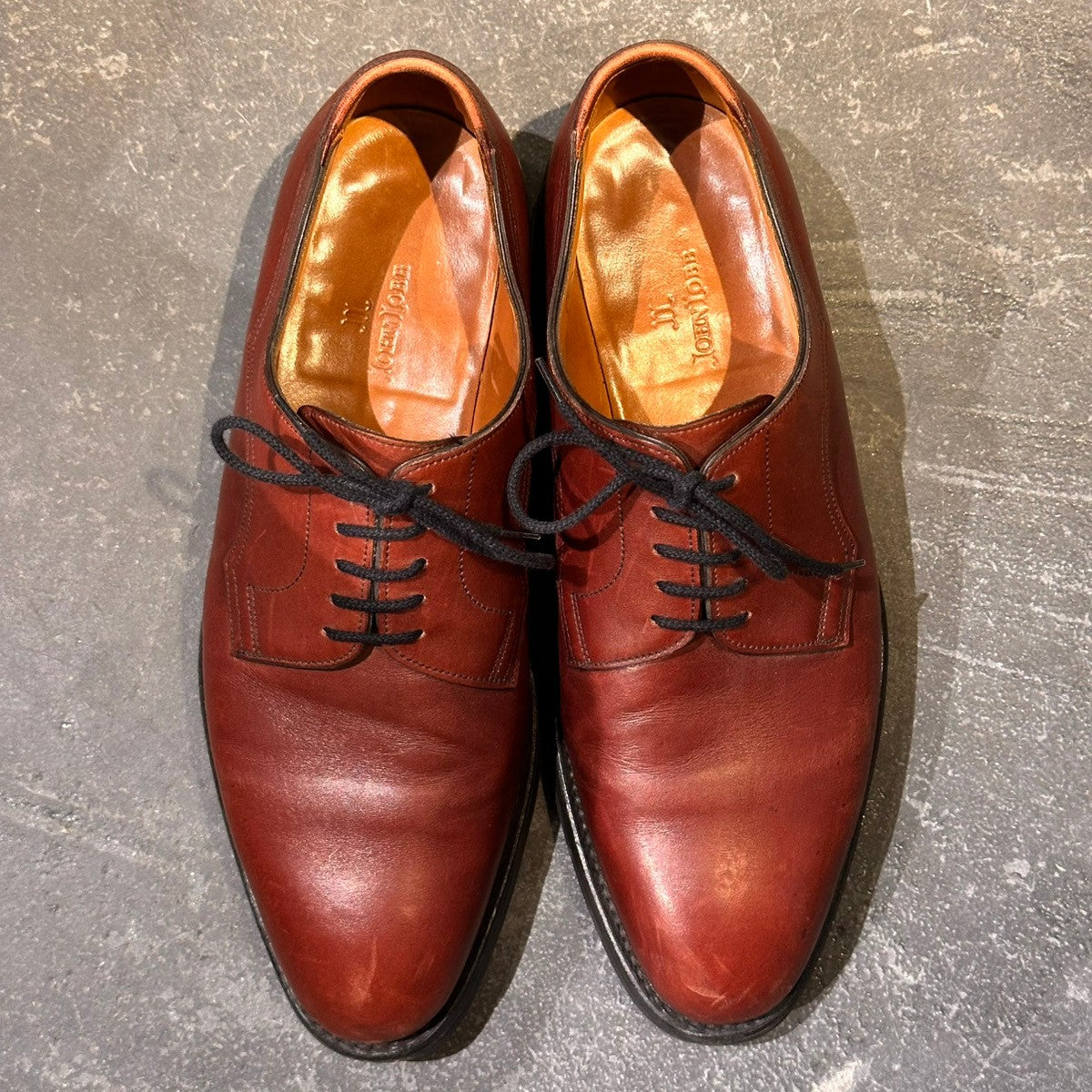 JOHN LOBB】ジョンロブ ドレイク プレーントゥ ダービー Sスタンプ