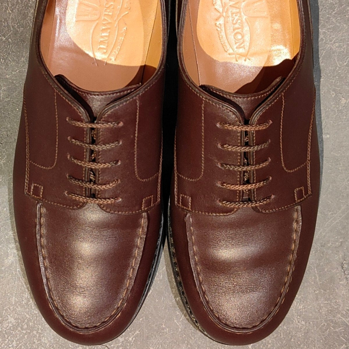 美品【J.M.WESTON】ジェイエムウエストン 641 ゴルフ Uチップ カーフ