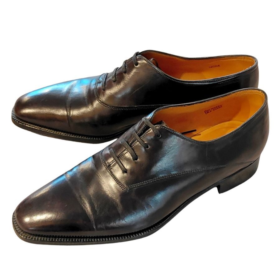 【JOHN LOBB】ジョンロブ レザーシューズ ベケッツ ストレートチップ カーフ 8000ラスト ブラック メンズ サイズ UK6.5E BECKETTS