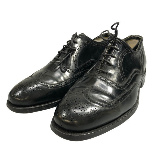 【FLORSHEIM】フローシャイム デザイナー コレクション ウィングチップ 青窓枠 ブラック メンズ サイズ7.5D