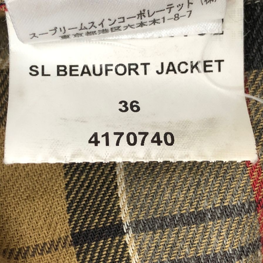 【BARBOUR】バブアー オイルドジャケット SL ビューフォート 3ワラント ネイビー メンズ サイズ36 BEAUFORT